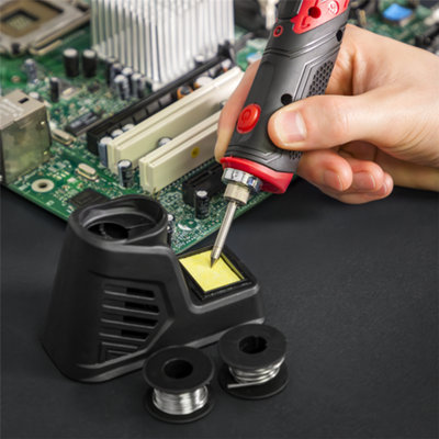Sealey 4V Professional Lithium-Ion Rechargeable Soldering Iron 450 DegreesC SDL7 - 4