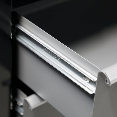 Sealey 5-Drawer Rollcab With Ball-Bearing Slides & Two Keys - Black/Grey AP2505B - 3