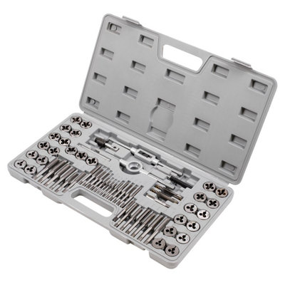 Sealey 60 Pieces Tap & Die Set With Machined Lead-Ins - Metric & Imperial AK3060 - 6