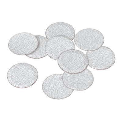 Sealey 60Grit Diameter 50mm Hook-and-Loop Sanding Disc White Pack of 10 Pieces SA701D60G