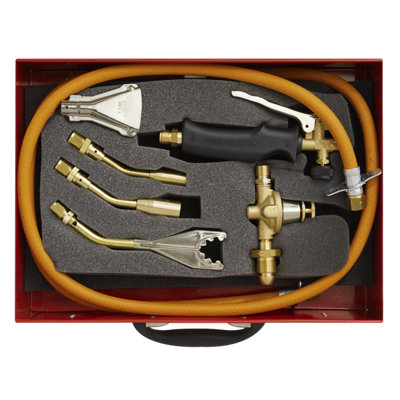 Sealey 7 Pcs Propane Torch Kit With Gas Valve & Rapid Flame Control LPT7