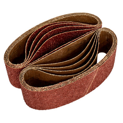 Sealey 75x533mm 40 Grit Aluminium Oxide Resin Bonded Sanding Belt x10 WSB5340