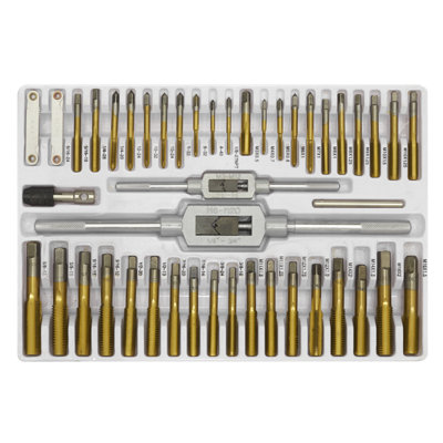Sealey 86 Pieces Hexagonal Tap & Die Set Metric & SAE/Imperial Tool AK3086HIM