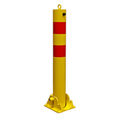 Sealey 900mm Folding Bollard With Lock & 200 x 220mm Base Plate FBOL900