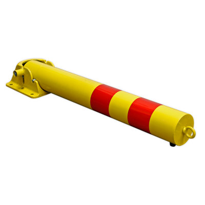 Sealey 900mm Folding Bollard With Lock & 200 x 220mm Base Plate FBOL900