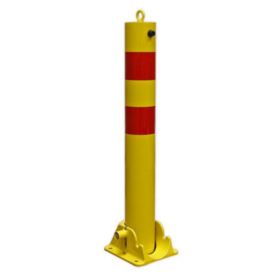 Sealey 900mm Folding Bollard With Lock & 200 x 220mm Base Plate FBOL900 - 4