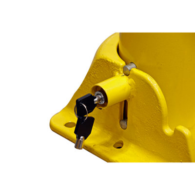 Sealey 900mm Folding Bollard With Lock & 200 x 220mm Base Plate FBOL900 - 7
