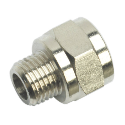 Sealey Adaptor For Components 1/4" BSPT Male To 3/8" BSP Female SA1/1438F