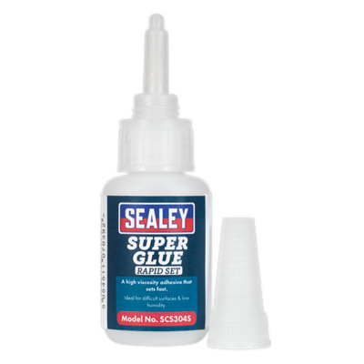 Sealey Adhesive Rapid Fast Set High Viscosity Adhesive 20g Bottle SCS304S