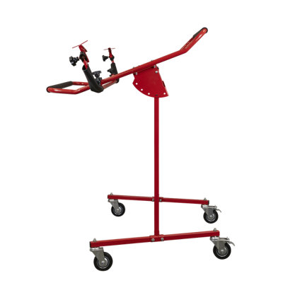 Sealey Adjustable Bumper Stand Rotation Lock & Adjustable Width Swivel Castors - 3