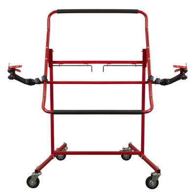 Sealey Adjustable Bumper Stand Rotation Lock & Adjustable Width Swivel Castors - 4