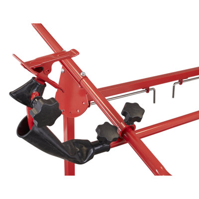 Sealey Adjustable Bumper Stand Rotation Lock & Adjustable Width Swivel Castors - 5