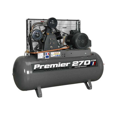 Sealey Air Compressor 270L Belt Drive 7.5hp 3ph - SAC32775B