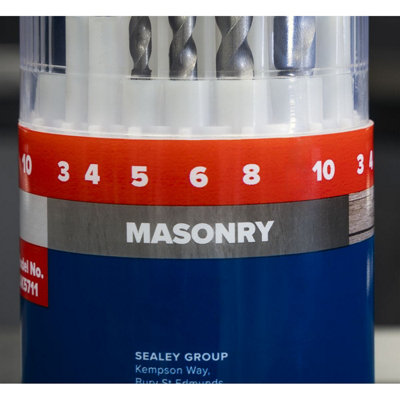 Sealey AK5711DB Drill Bit Sets Combination Display Box of 6
