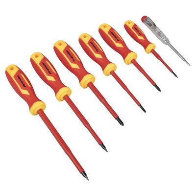 Sealey AK6125 Screwdriver Set 7pc VDE Approved