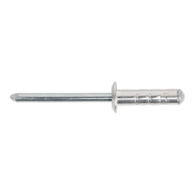 Sealey Aluminium Multigrip Rivet 200 Pieces Standard Flange 3.2mm x 10mm RM3210S