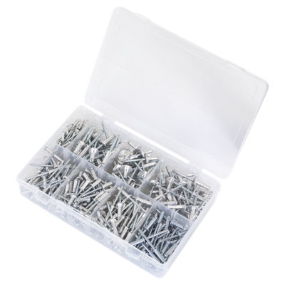 Sealey Aluminium Rivet Assortment 335 Pieces Multipurpose With Box AB079AR