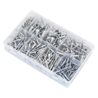 Sealey Aluminium Rivet Assortment 335 Pieces Multipurpose With Box AB079AR - 5