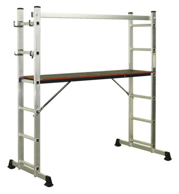 Sealey Aluminium Scaffold Ladder 4-Way EN 131 ASCL2