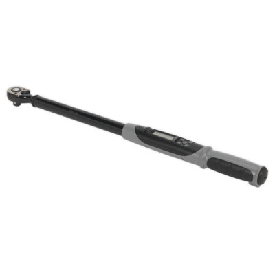 Sealey Angle Torque Wrench Digital 1/2"Sq Drive 20-200Nm(14.7-147.5lb.ft) Black Series STW306B