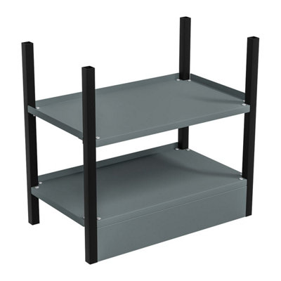 Sealey APMRB1 Modular Storage Base unit 2 Shelves 580mm