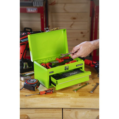 Sealey APMTB3 Superline Pro Mini Toolbox with Drawer - Green