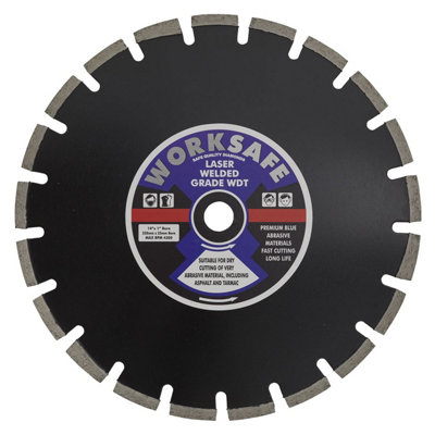 Sealey Asphalt & Tarmac Diamond Blade For Power Tools - 350 x 25mm WDT350
