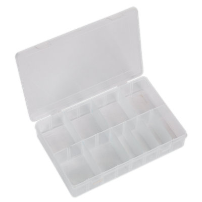 Sealey Assortment Box With 8 Removable Dividers & 2 Snap Latches ABBOXMED