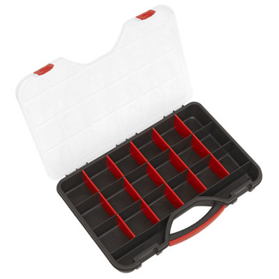 Sealey Assortment Case 22 Compartments Fixings Fuses Storage Clear Lid APAS24C - 3