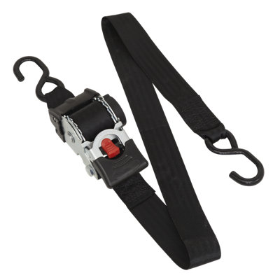 Sealey Auto Retractable Ratchet Tie Down 50mm x 3m 750kg Max Tension ATD50301