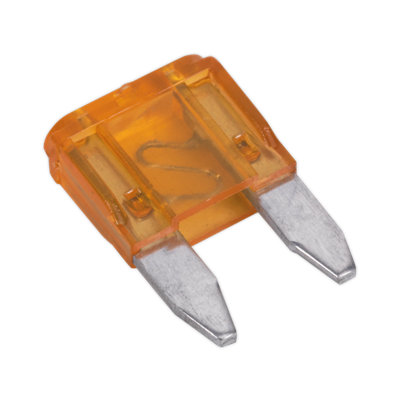 Sealey Automotive Mini Fuse Blade Electrical 5A 50 Pieces Car Van Orange MBF550