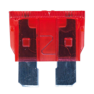 Sealey Automotive Standard Fuse Blade Electrical 10A Pack of 50 Pcs Red SBF1050