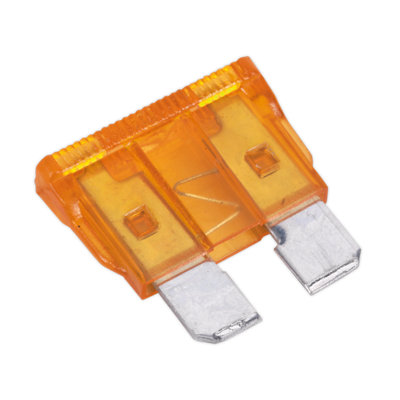 Sealey Automotive Standard Fuse Blade Electrical 5A Pack of 50 Pcs Orange SBF550