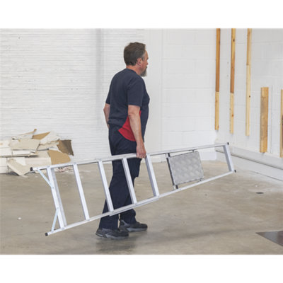 Sealey AXL6 Industrial Step Ladder 6-Tread Aluminium - EN 131