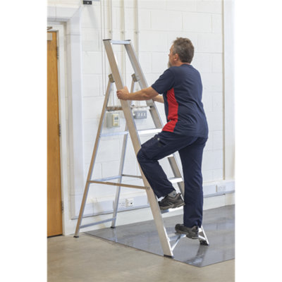 Sealey AXL6 Industrial Step Ladder 6-Tread Aluminium - EN 131