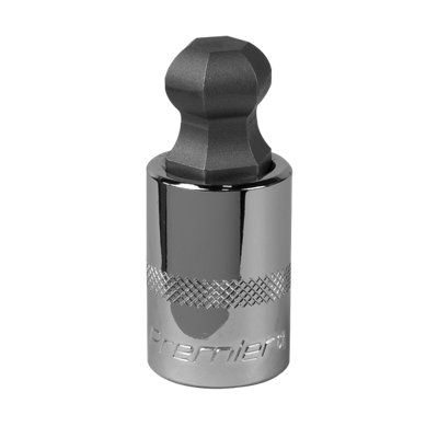 Sealey Ball-End Hex Socket Bit 17mm 1/2" Square Drive Chrome Plated Tool SBBH012