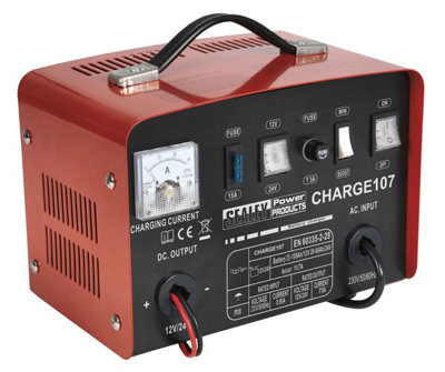 Sealey Battery Charger 11A 12/24V 230V CHARGE107