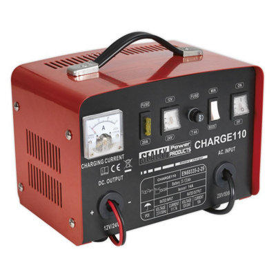Sealey Battery Charger 14Amp 12V/24V 230V CHARGE110
