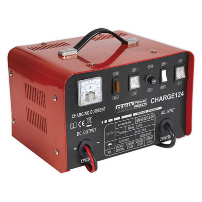 Sealey Battery Charger 28Amp 12/24V 230V CHARGE124