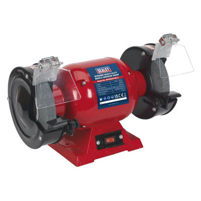 Sealey Bench Grinder 150mm 450W/230V Heavy Duty Eye Shields Included ...