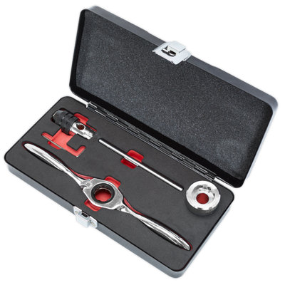 Sealey Bi-Directional Ratchet Tap & Die Holder Set 72 Teeth 5 Pieces AK3027
