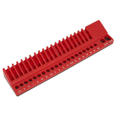 Sealey Bit Holder Magnetic 42 Bit Capacity Professional - Red/Black BH42