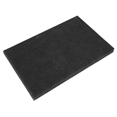 Sealey Black Stripping Pads 12 x 18 x 1" Durable Heavy Duty 5 Pieces BSP1218