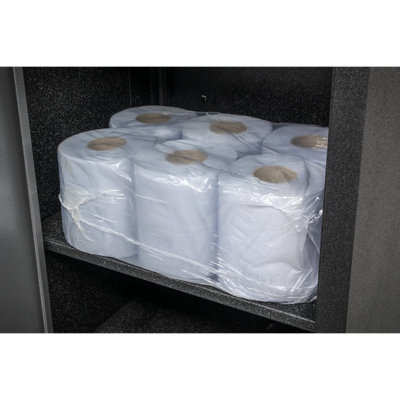 Sealey Blue Embossed 2-Ply Paper Roll 60m Pack of 6 Pieces 2 Plies Multipurpose - 7