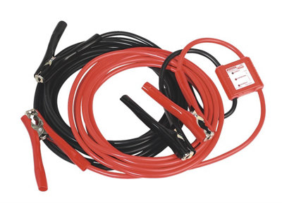 Sealey Booster Cables 7 Metres 450Amp 25mm² W/12/24V El. Protection PROJ/12/24