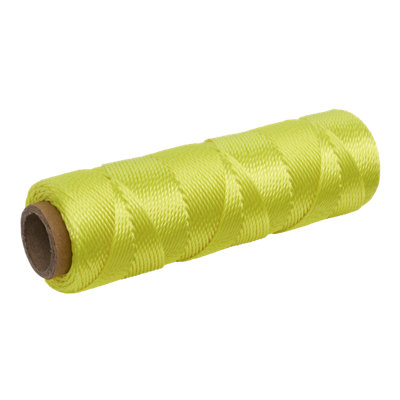 Sealey Braided Yellow Nylon Brick Line 76m For Indoor Outdoor Use Durable BLY1