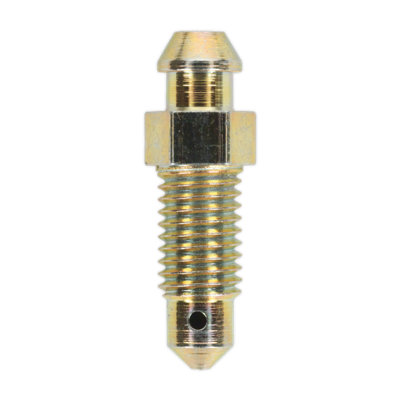 Sealey Brake Bleed Screw Caliper M7 x 28mm 1mm Pitch 3/16" Pack of 10 BS7128