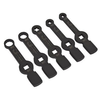 Laser Tools Brake Caliper Wrench Set 5pc - For HGV 7160