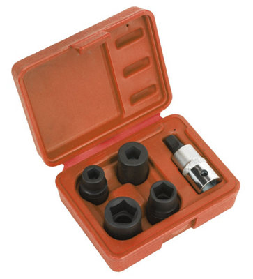 Sealey Brake Caliper Socket Set 5pc 1/2