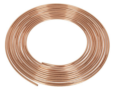 Sealey Brake Pipe Copper Tubing 20 Gauge 3/16" x 25ft CBP001